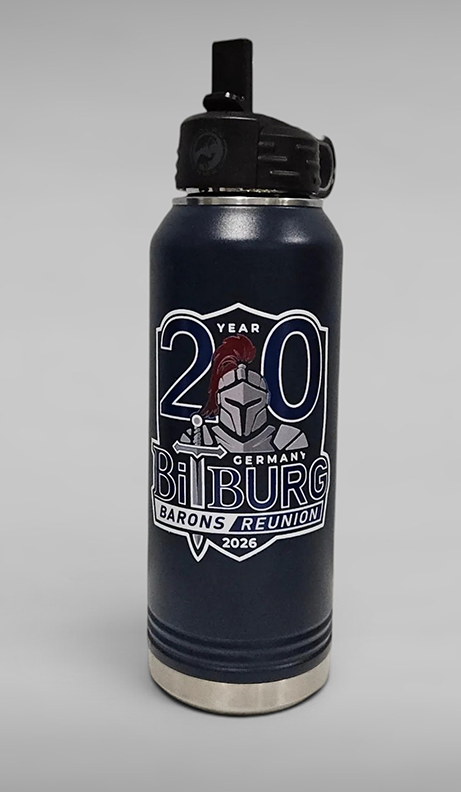 Bitburg Reunion Drinkware | 20oz Tumbler and 32oz Water Bottle