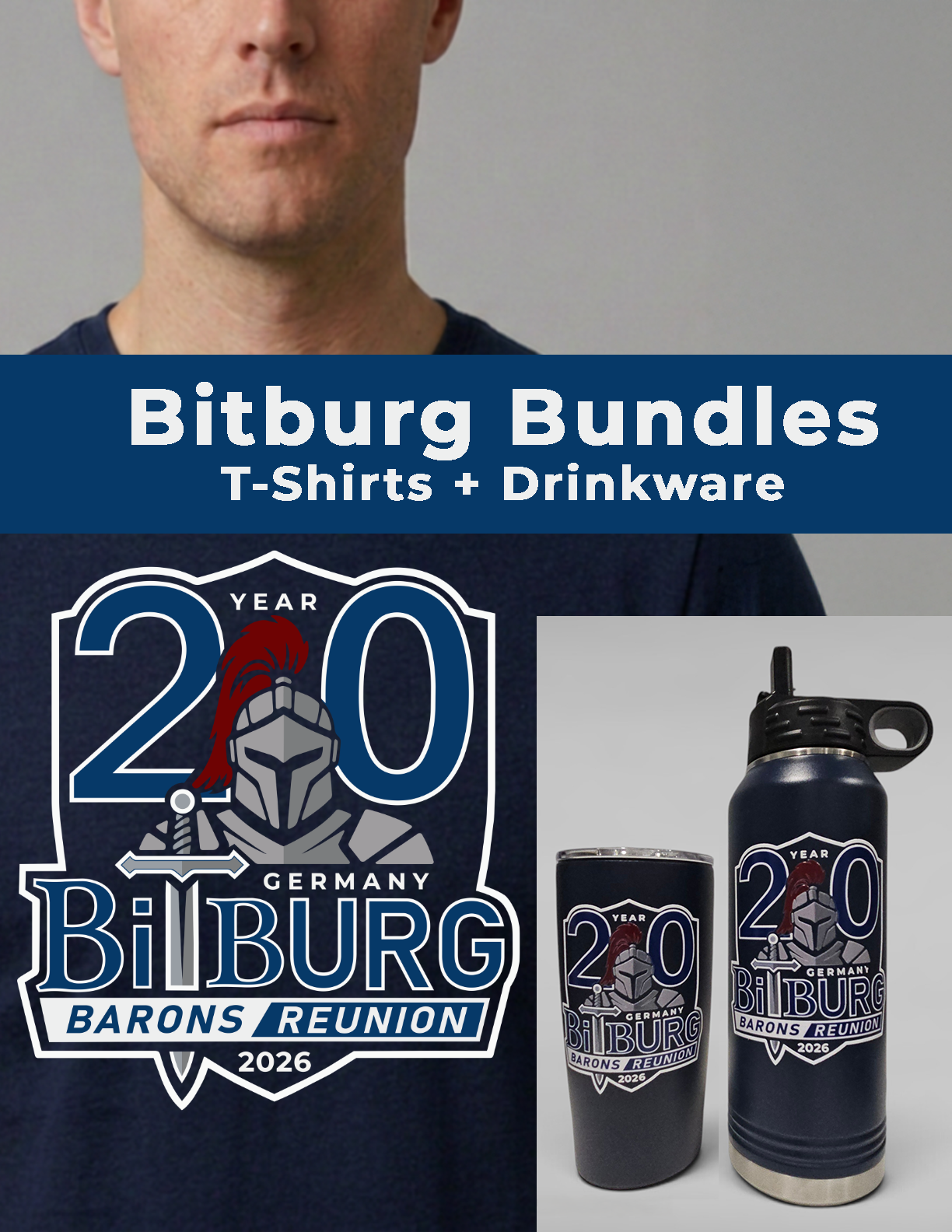Bitburg Reunion Bundle | Shirt and Drinkware