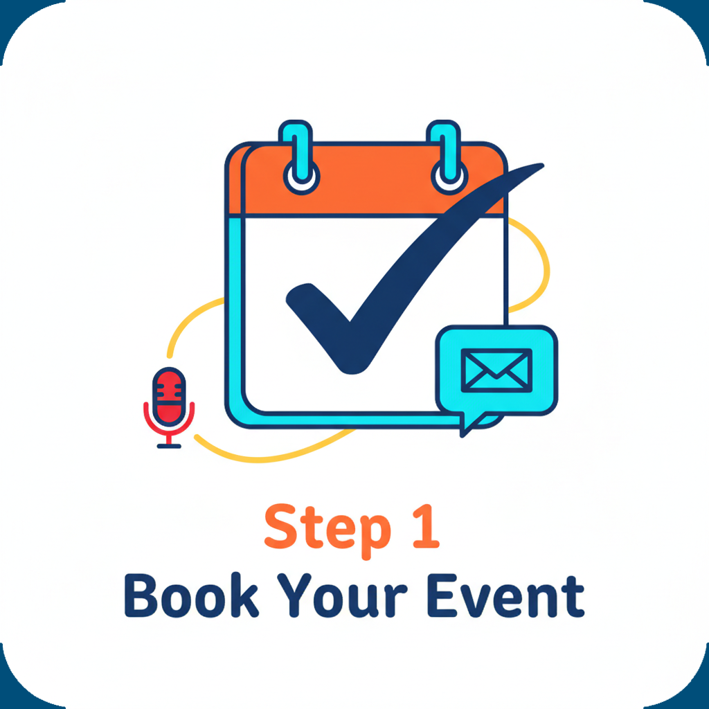Book Your Event - Brand Colors